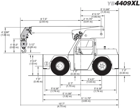 Grove YardBoss YB4409-2 — compact crane — photo 2