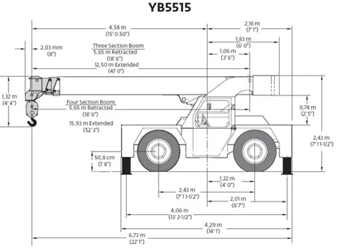 Grove YardBoss YB5515 — compact crane — photo 2